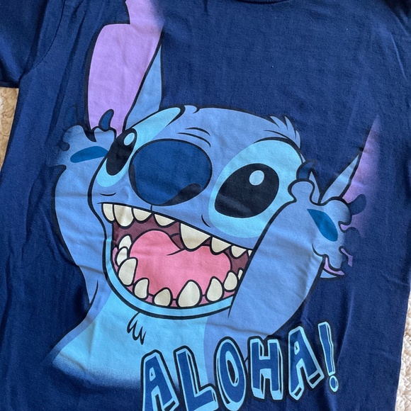 Disney STITCH t-shirt - size M(7/8) - Picture 2 of 3